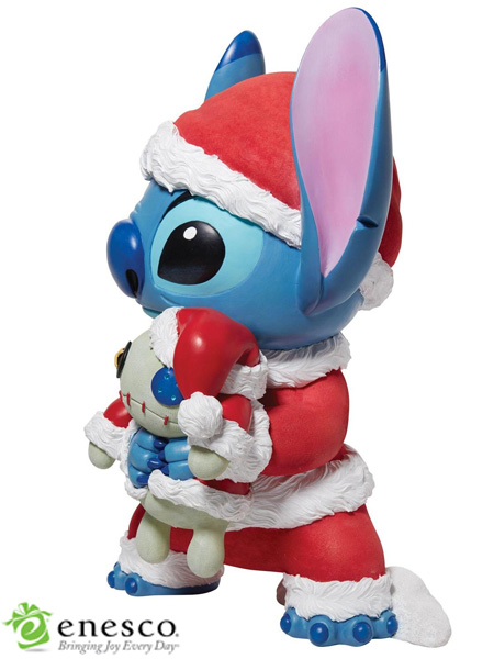 Enesco Disney Showcase Big Fig Santa Stitch Statue